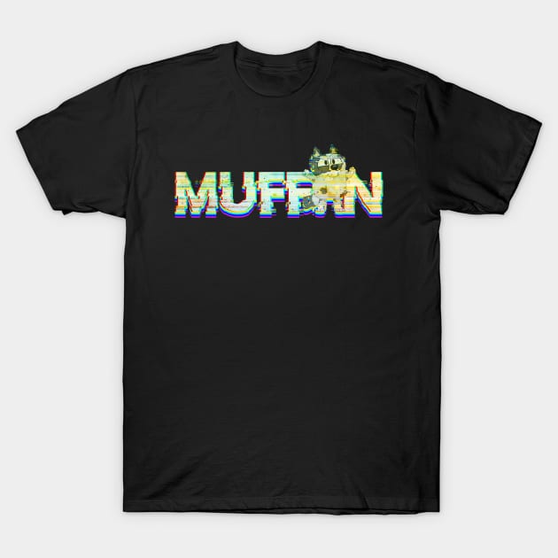 Muffin Glitch T-Shirt by Luba